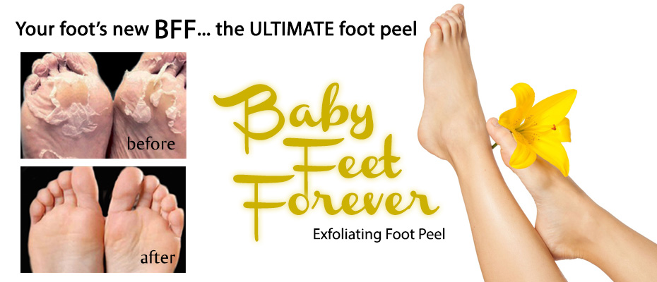 anti-aging exfoliating foot peel